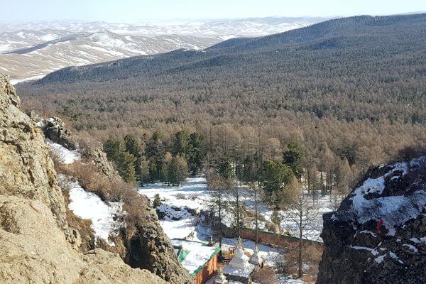 Tovkhon Monastery Winter